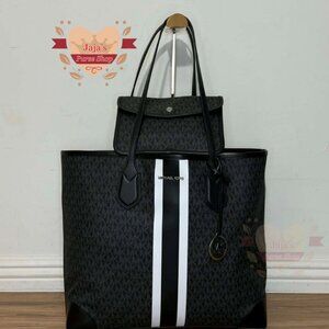 🖤Michael Kors Large Coated Canvas Bag & Pouch🖤